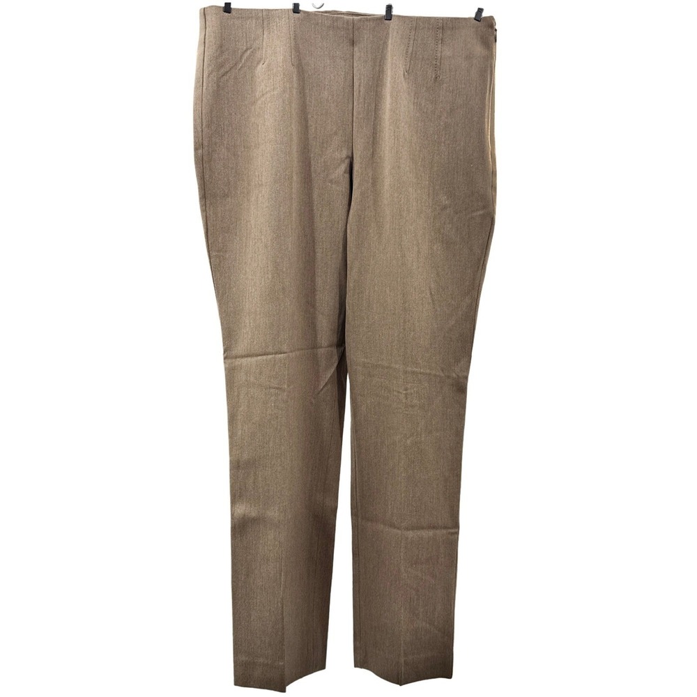 Talbots Curvy Petite Brown Straight Leg Pants Size 8P‎ NWT Career